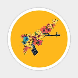 Flower Gun (AK-47) Magnet